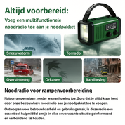 SurvivalWave™ | Duurzame Noodradio 10.000 mAh