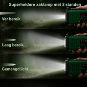 SurvivalWave™ | Duurzame Noodradio 10.000 mAh