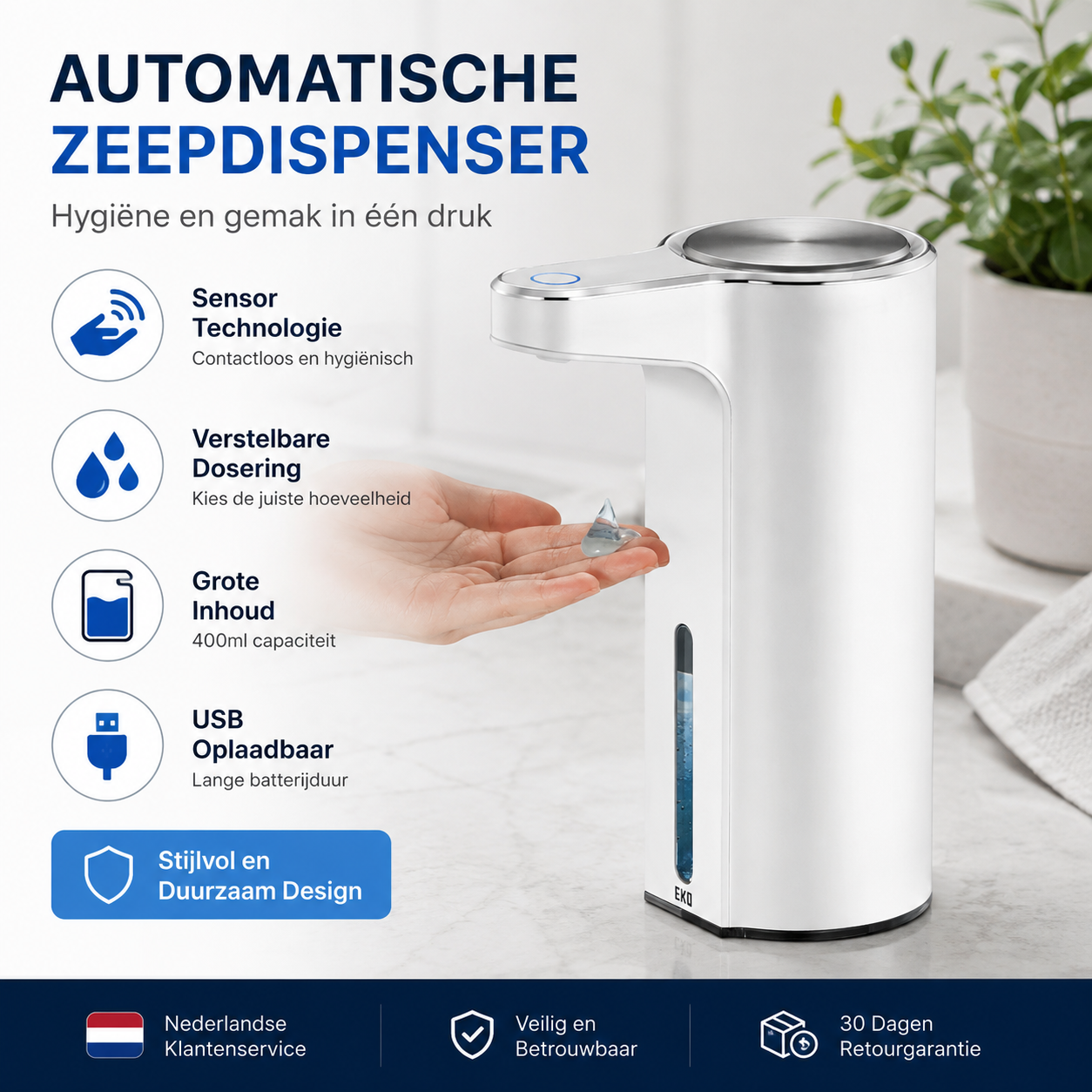PureDose™ | Precies genoeg zeep, zonder aanraken