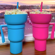 SnackSipper™ | Snacken en drinken in één hand