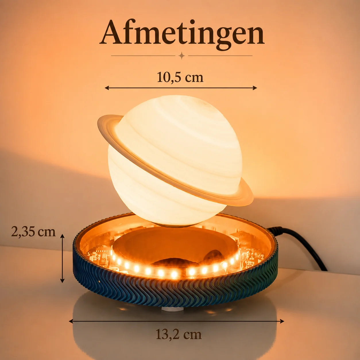 OrbitGlow afmetingen