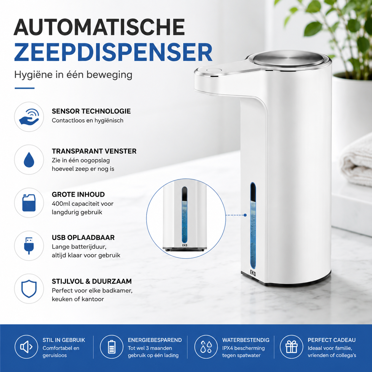 PureDose™ | Precies genoeg zeep, zonder aanraken