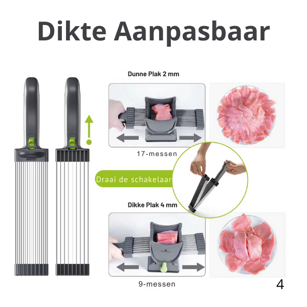 SnijPro™ | Perfecte plakjes zonder moeite