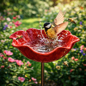 FlowerSplash™ | Sierlijk vogelbad in bloemvorm