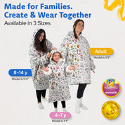 CuddleHoodie™ | Kleur je eigen warme draagdeken