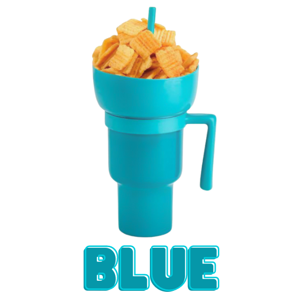 SnackSipper™ | Snacken en drinken in één hand