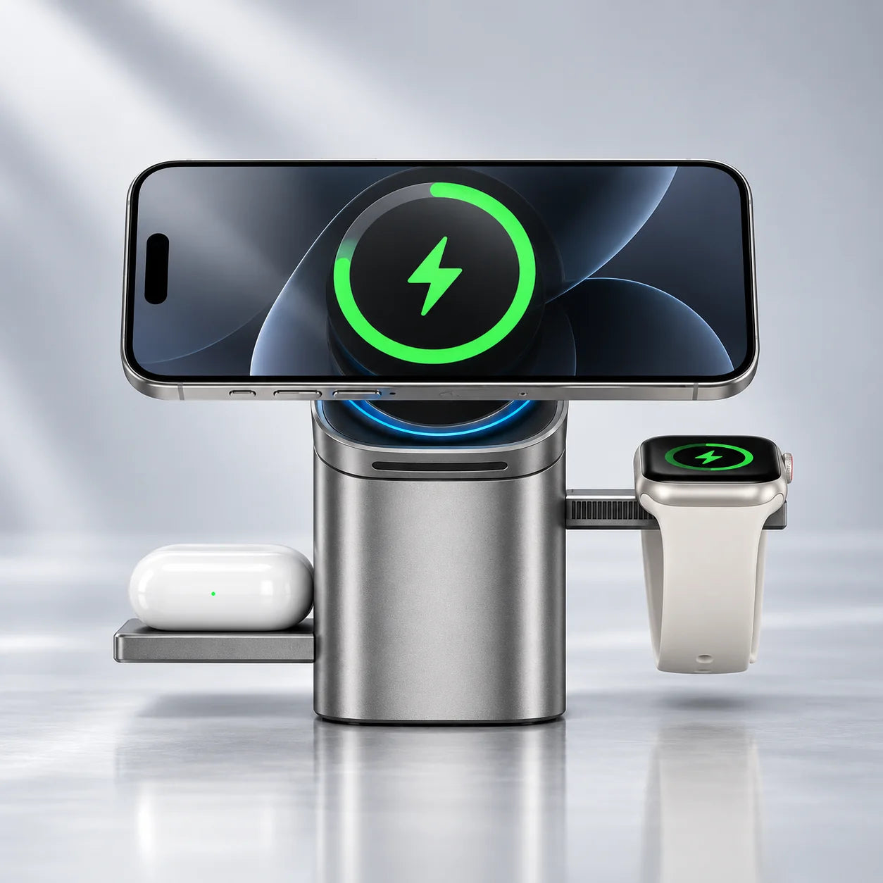 Trivora 3-in-1 draadloos laadstation