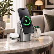 Trivora™ | Laad iPhone, Apple Watch en AirPods tegelijk