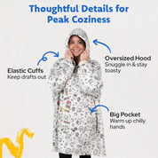 CuddleHoodie™ | Kleur je eigen warme draagdeken