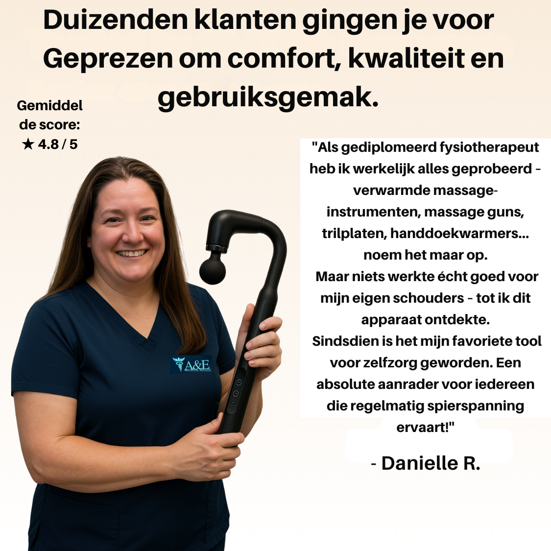 FlexRelief™ | Diepe massage zonder hulp