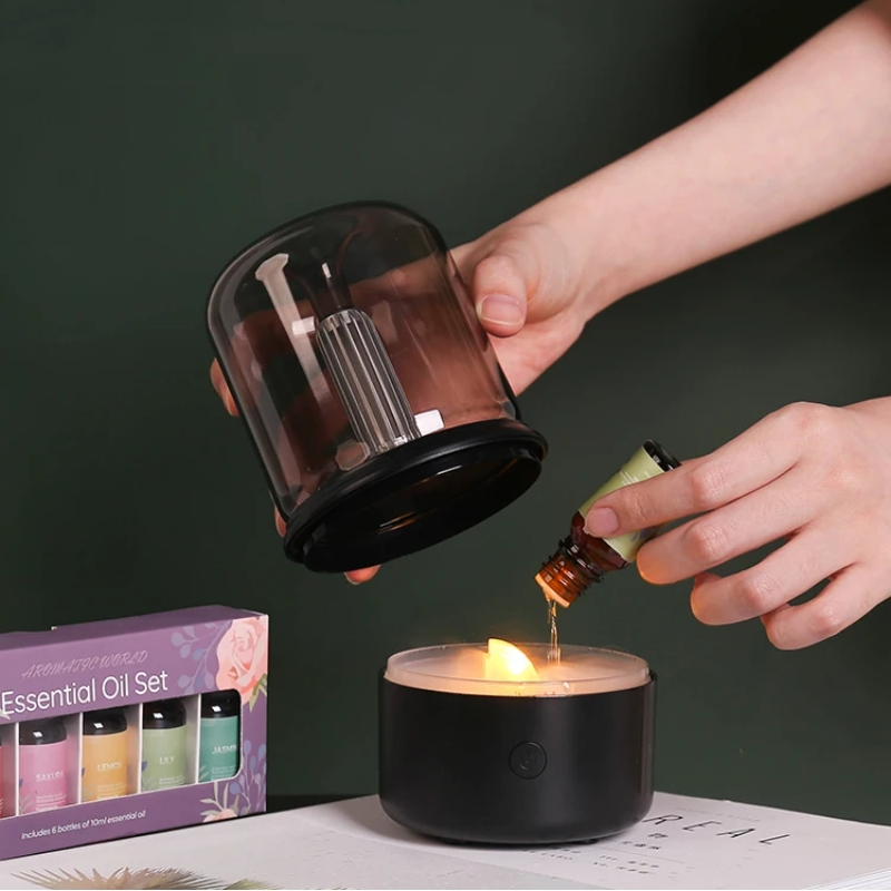 Vlamora™ | Aromadiffuser met de gloed van kaarslicht