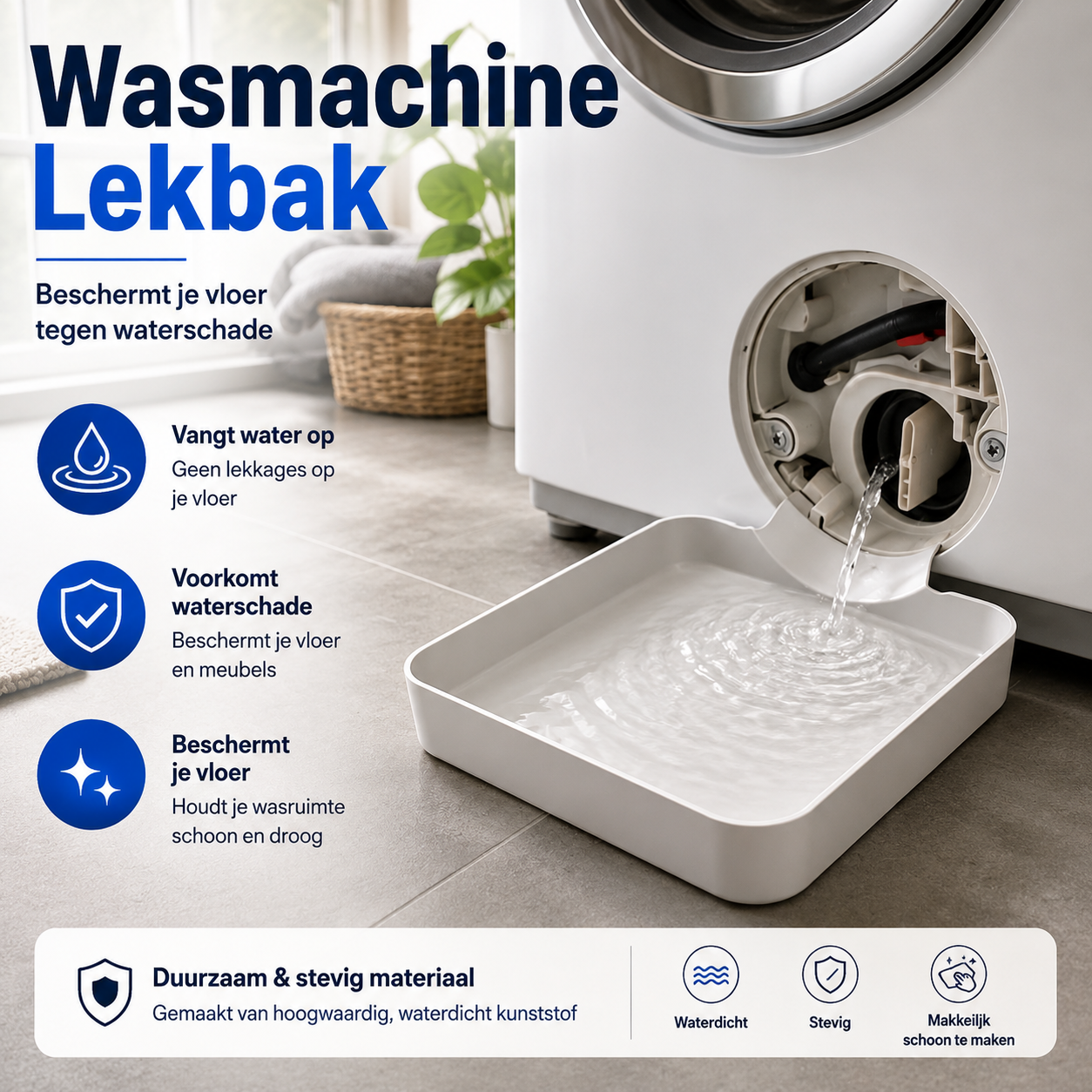 AquaCatch™ | Vang wasmachinewater netjes op.