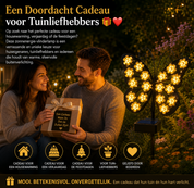 FlutterBloom™ | Decoratieve zonne-energie vlinderlamp met bloemvormige LED