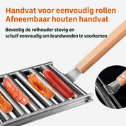 WorstRoller™ | Gelijkmatig grillen zonder gedoe