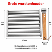 WorstRoller™ | Gelijkmatig grillen zonder gedoe