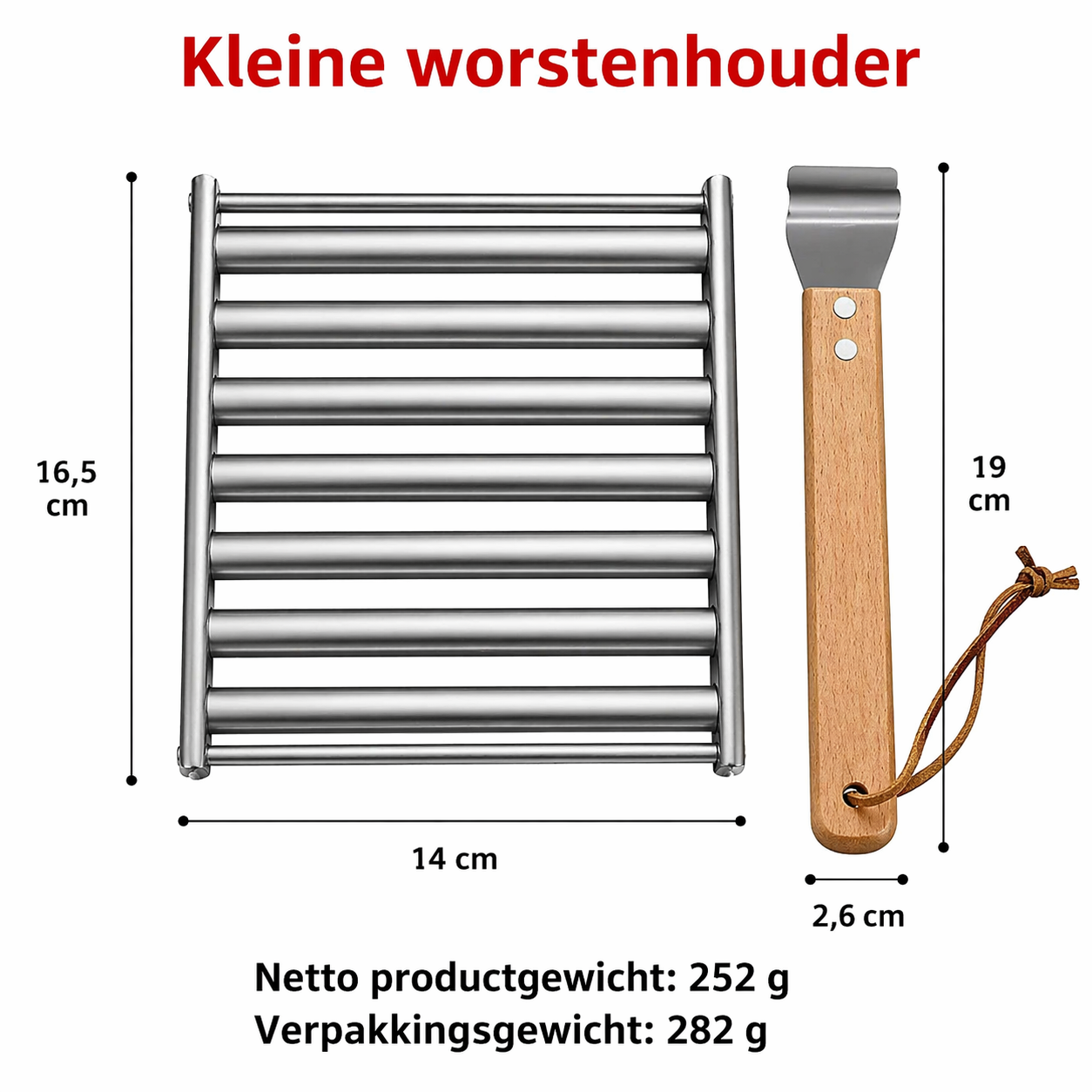 WorstRoller™ | Gelijkmatig grillen zonder gedoe