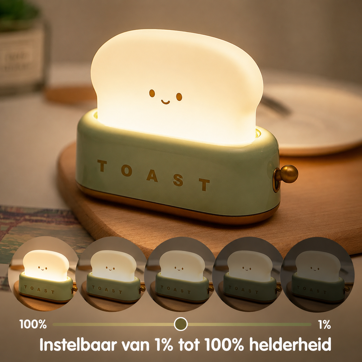 ToasterGlow™ | Zacht licht voor kleine dromers