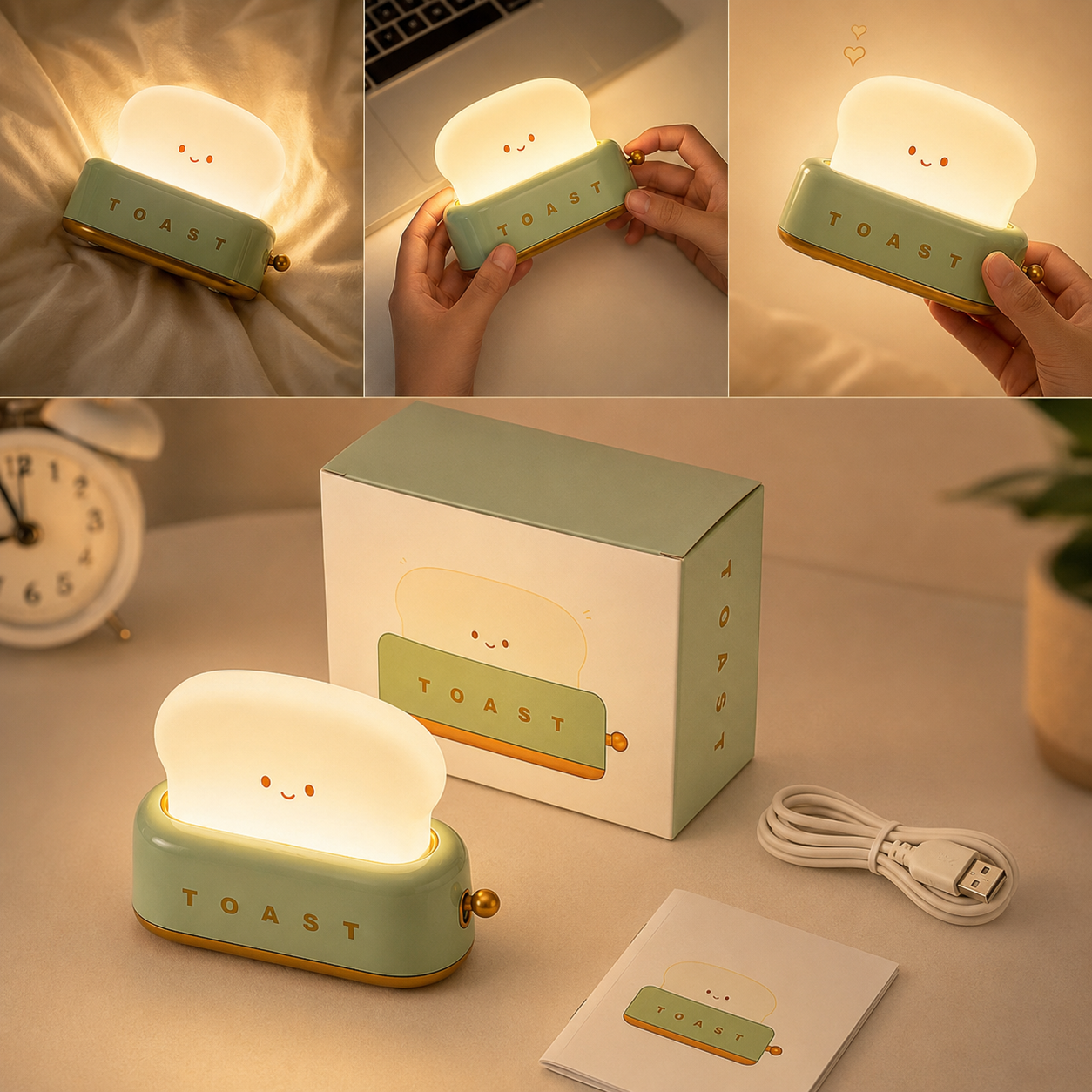 ToasterGlow™ | Zacht licht voor kleine dromers