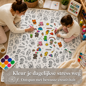 CuddleCanvas™ | Kleur samen jullie eigen zachte deken