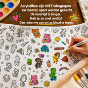 CuddleCanvas™ | Kleur samen jullie eigen zachte deken