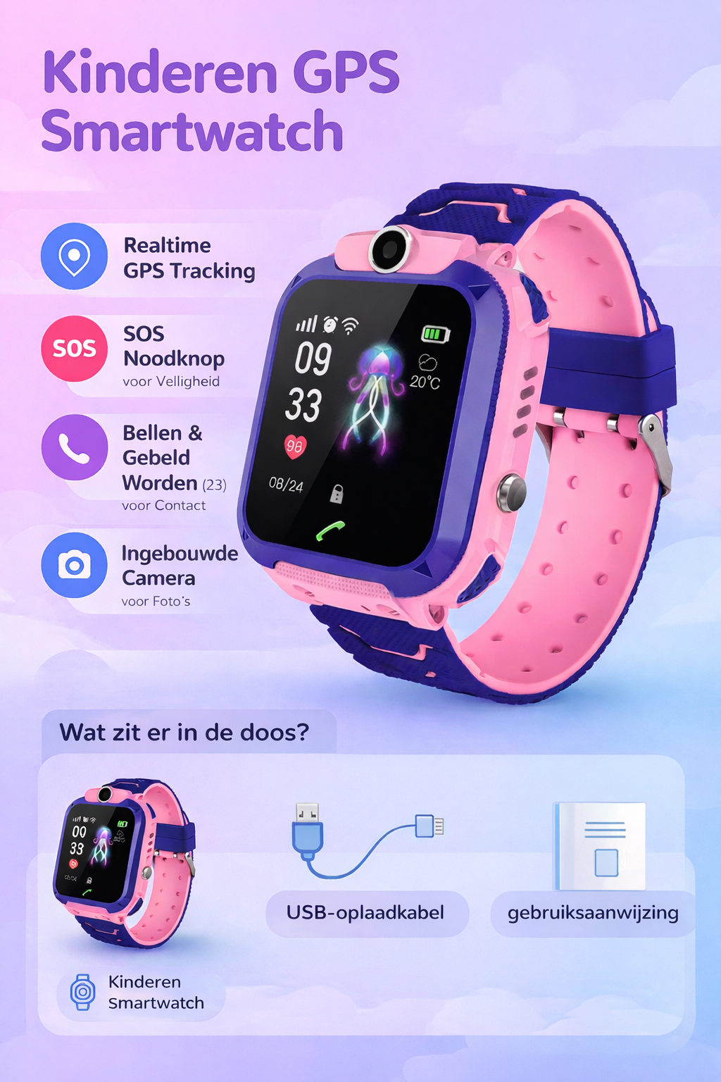 KidTrack™ | Veilig bellen & volgen in één