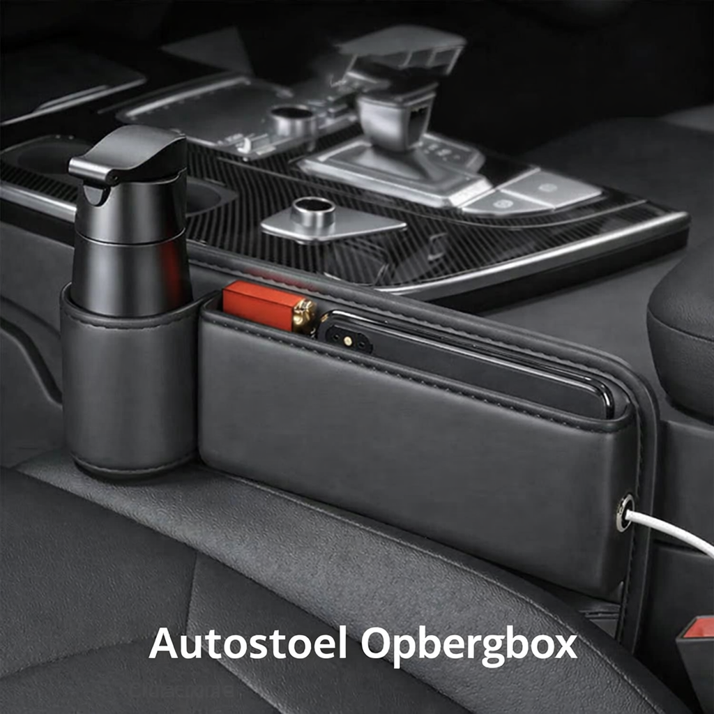 SeatStore™ | Slimme Auto Organizer voor Tussen Stoel & Console