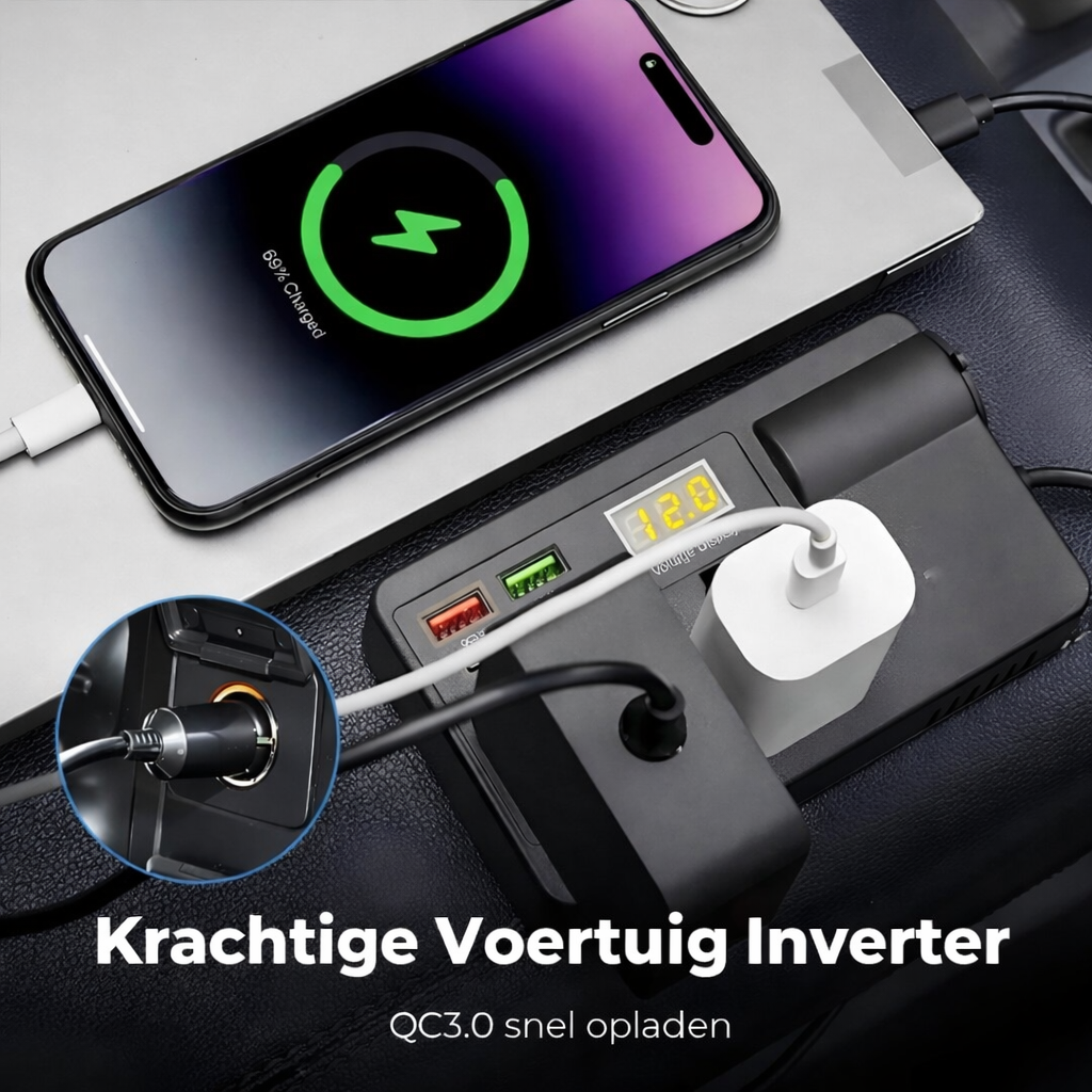 VoltMate™ | Slim Opladen Onderweg