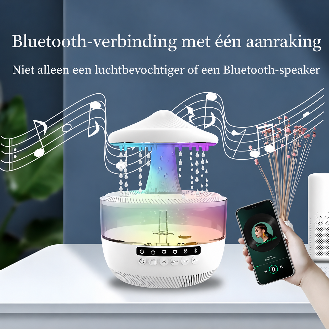 AquaZen™ | Kom tot rust met licht, geur en muziek