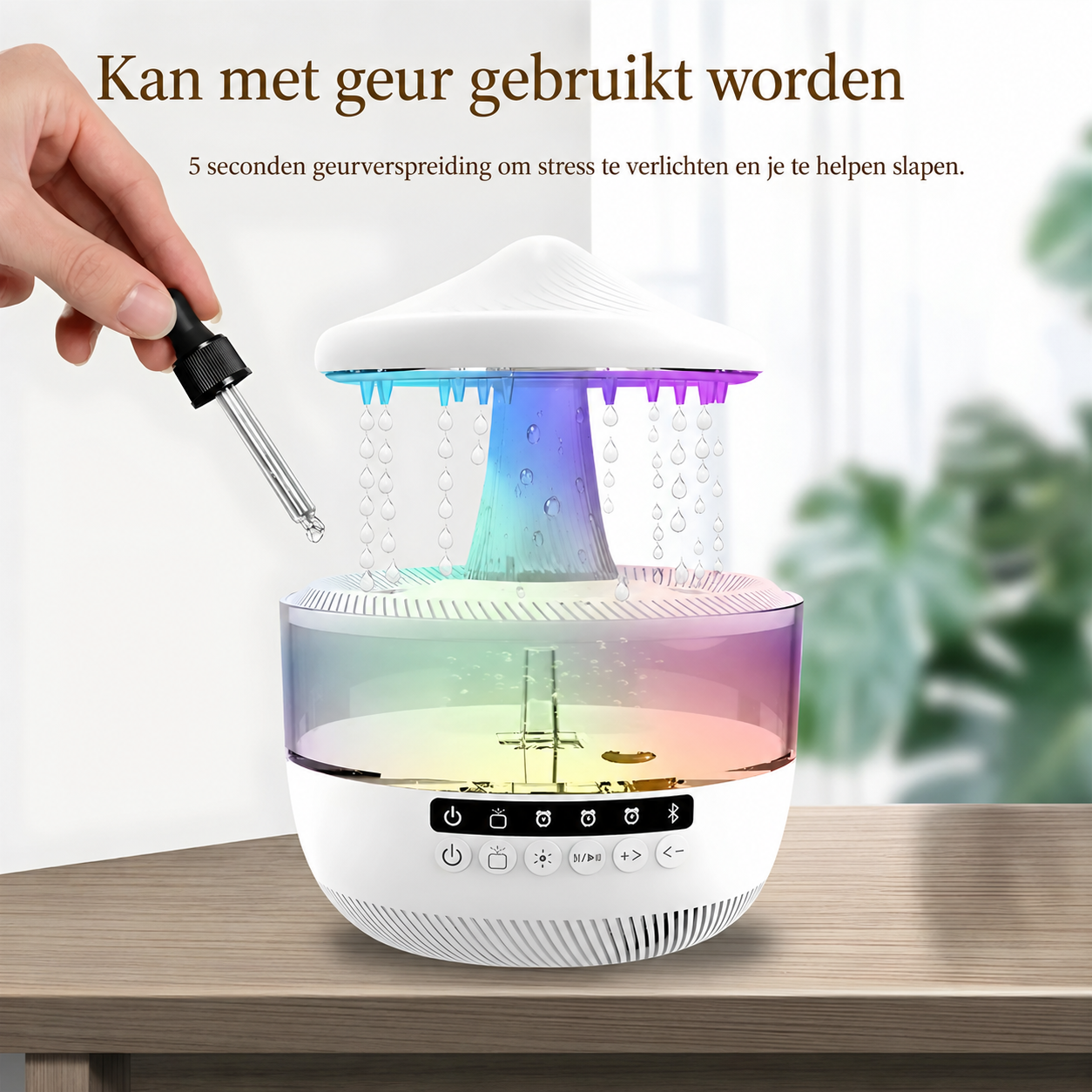 AquaZen™ | Kom tot rust met licht, geur en muziek