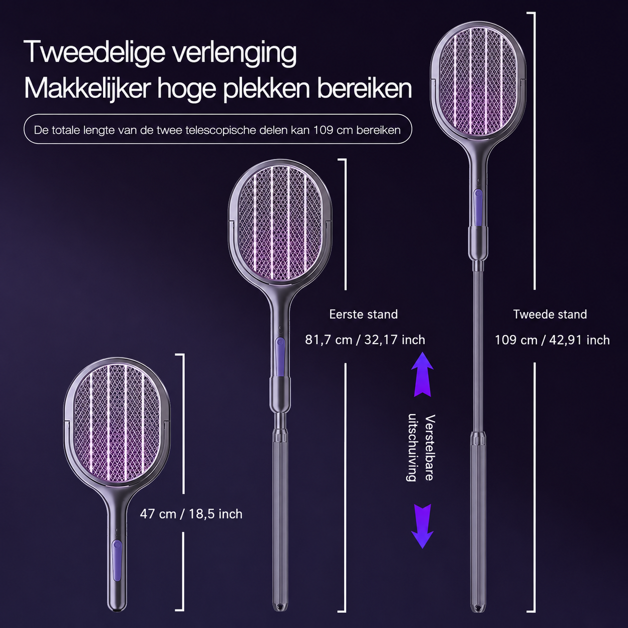 Zappy™ | De uitschuifbare muggenpakker