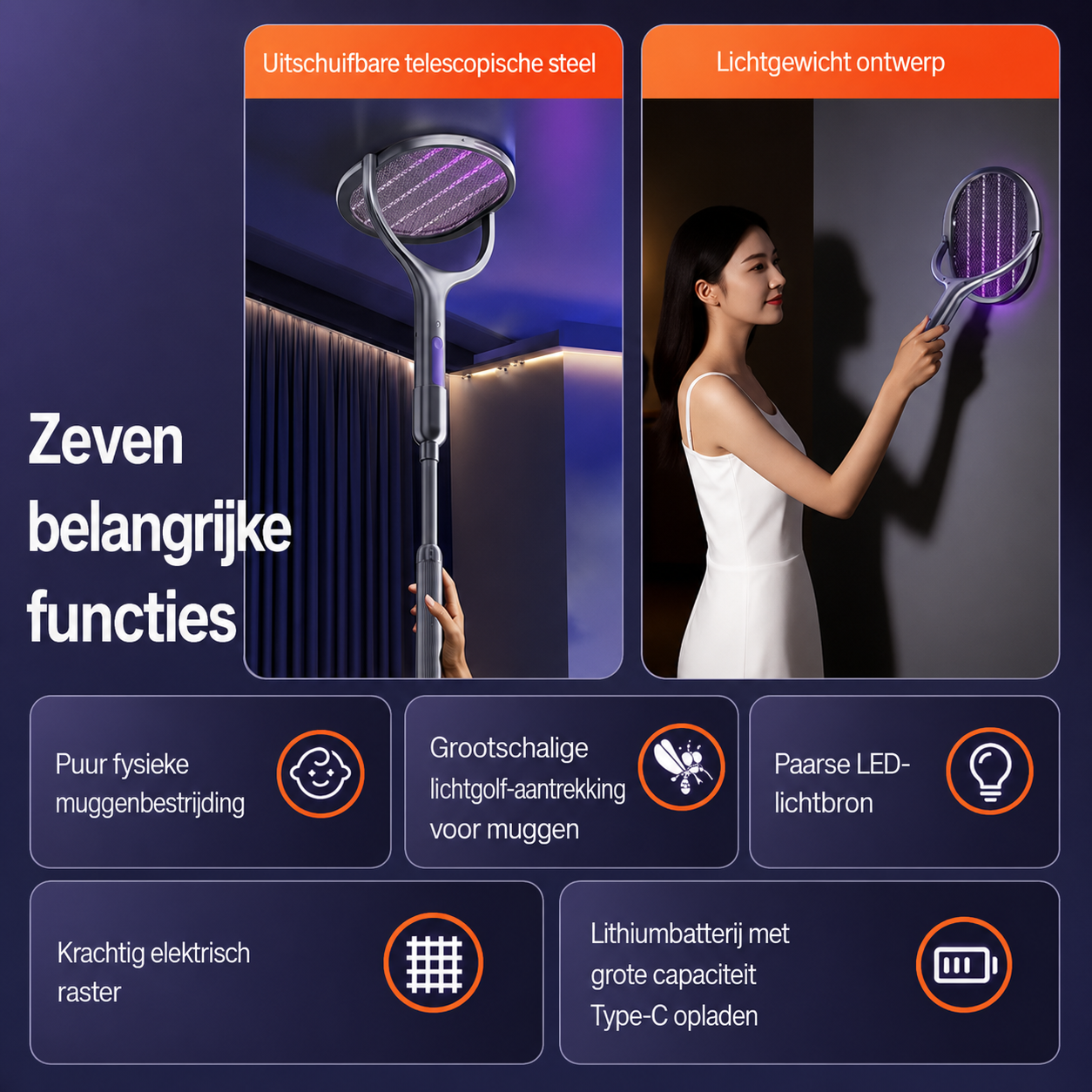 Zappy™ | De uitschuifbare muggenpakker
