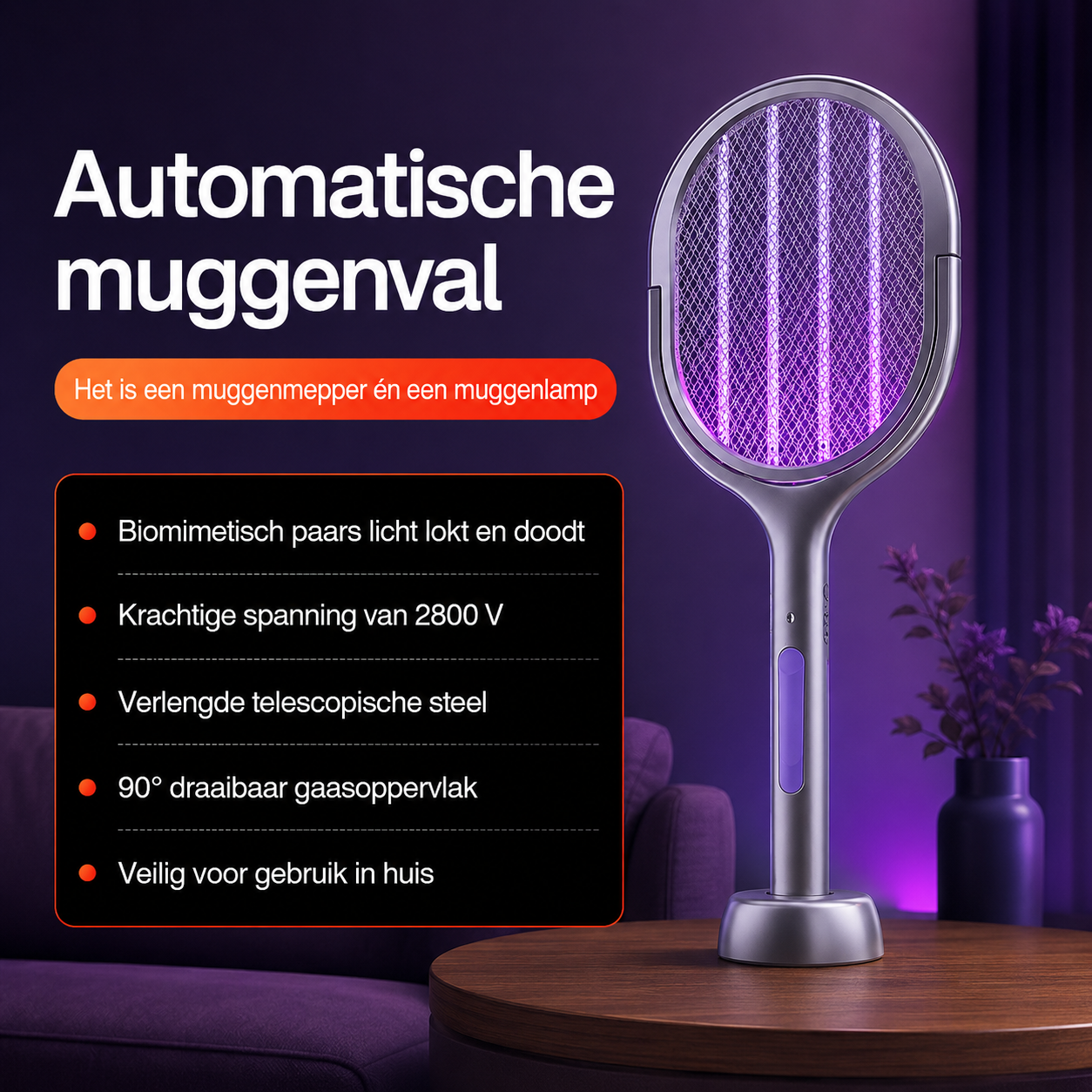 Zappy™ | De uitschuifbare muggenpakker
