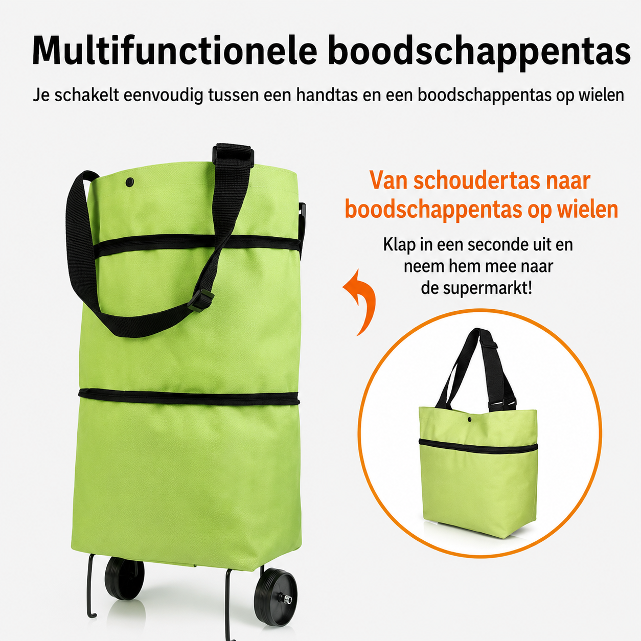 FlexiCart™ | Draag licht, rol zwaar
