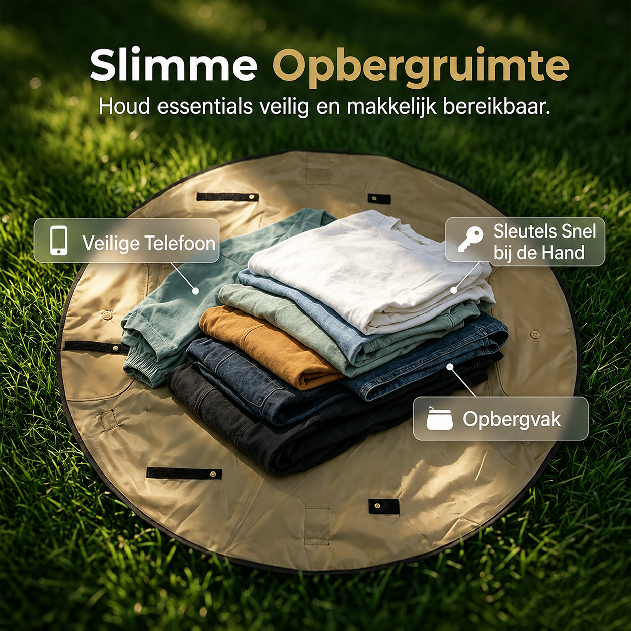 PicnicFlip™ | Uitpakken, neerleggen en ontspannen