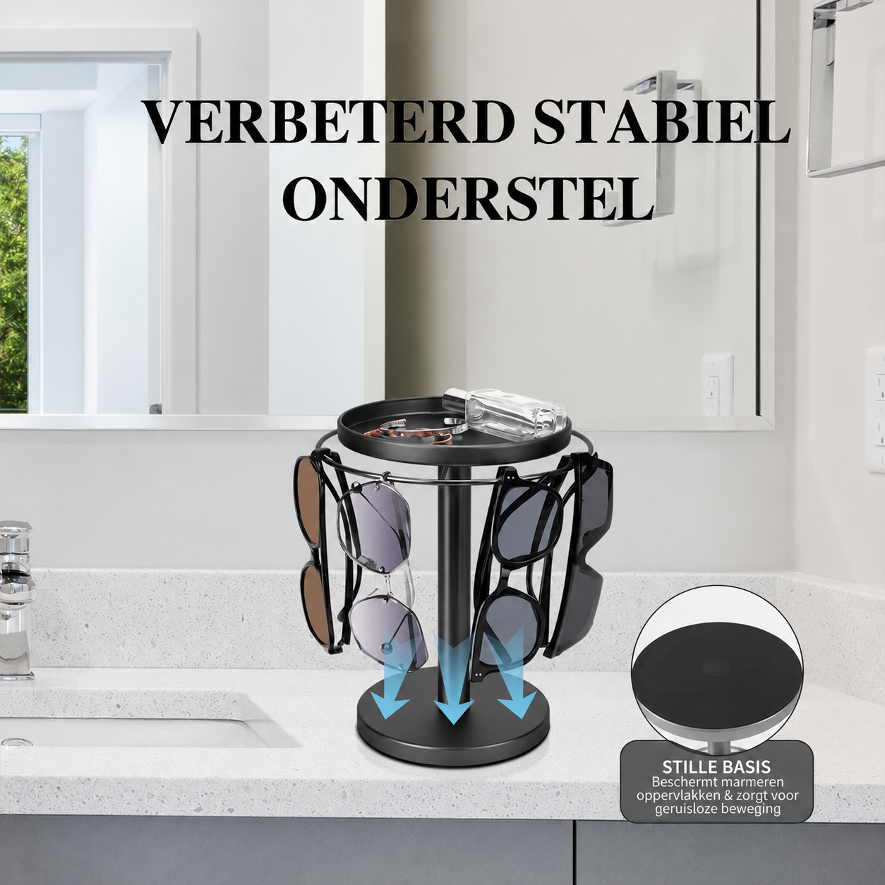 OptiTurn™ | Stijlvolle opbergruimte die met je meedraait