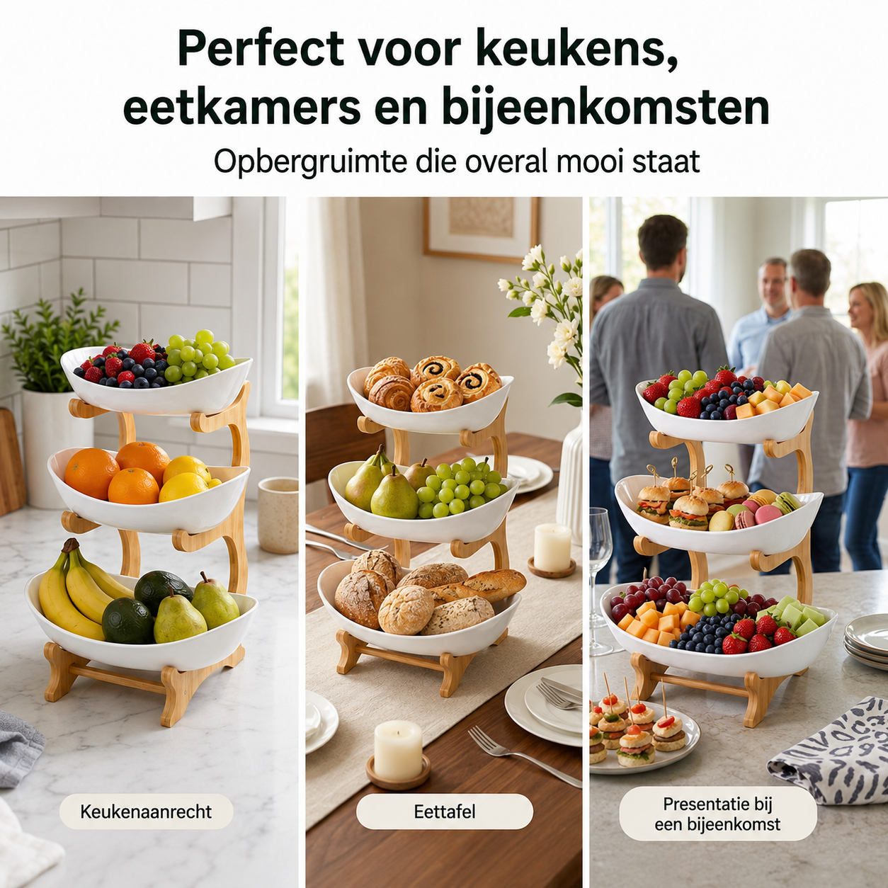 FruitTower™ | Drie lagen vers fruit binnen handbereik