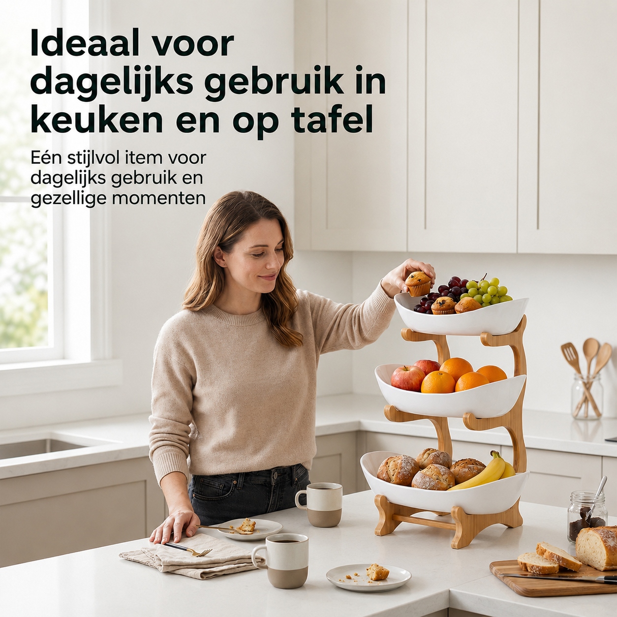 FruitTower™ | Drie lagen vers fruit binnen handbereik