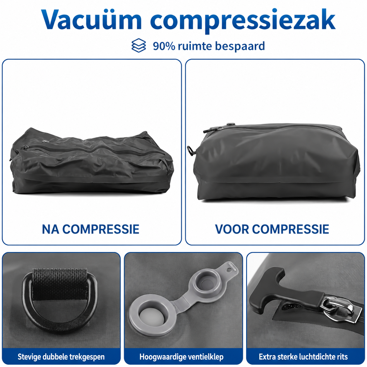 PackPress™ | Meer ruimte in je koffer zonder proppen