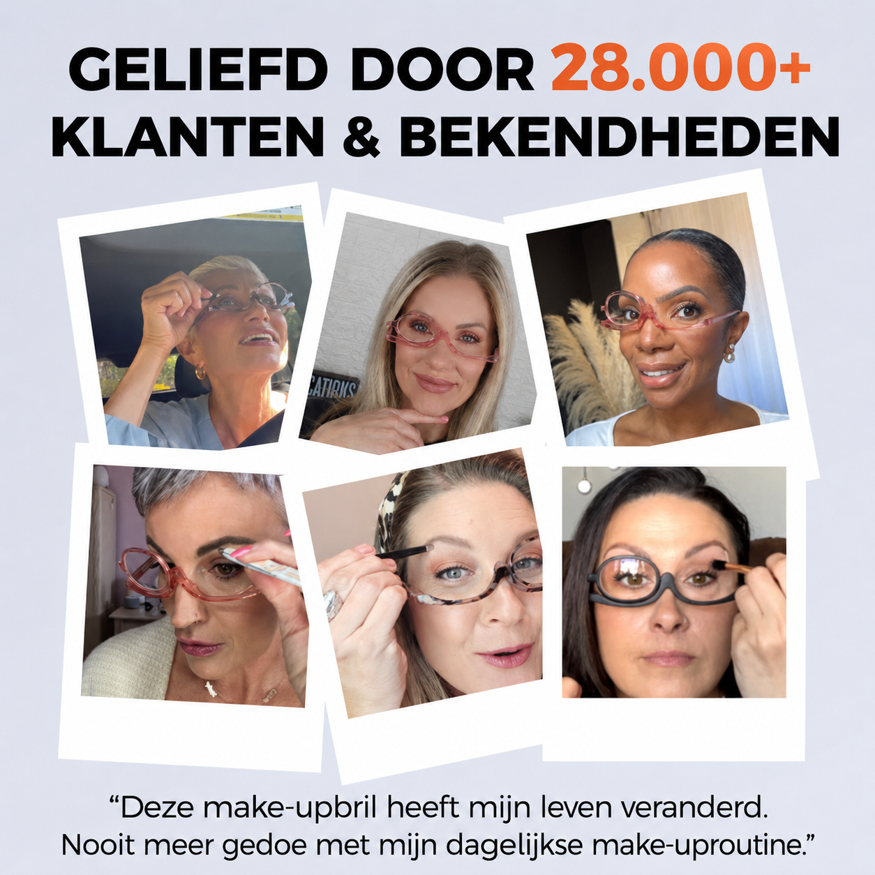 GlamView™ | Breng make-up nauwkeurig aan zonder wazig zicht