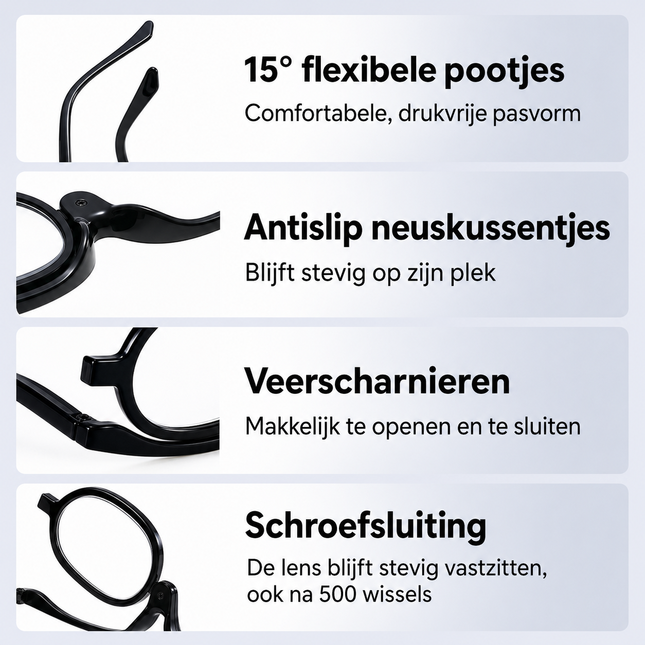 GlamView™ | Breng make-up nauwkeurig aan zonder wazig zicht