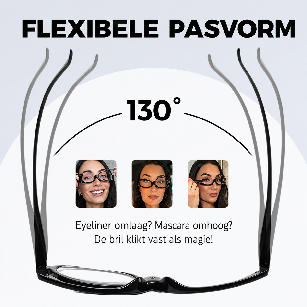 GlamView™ | Breng make-up nauwkeurig aan zonder wazig zicht