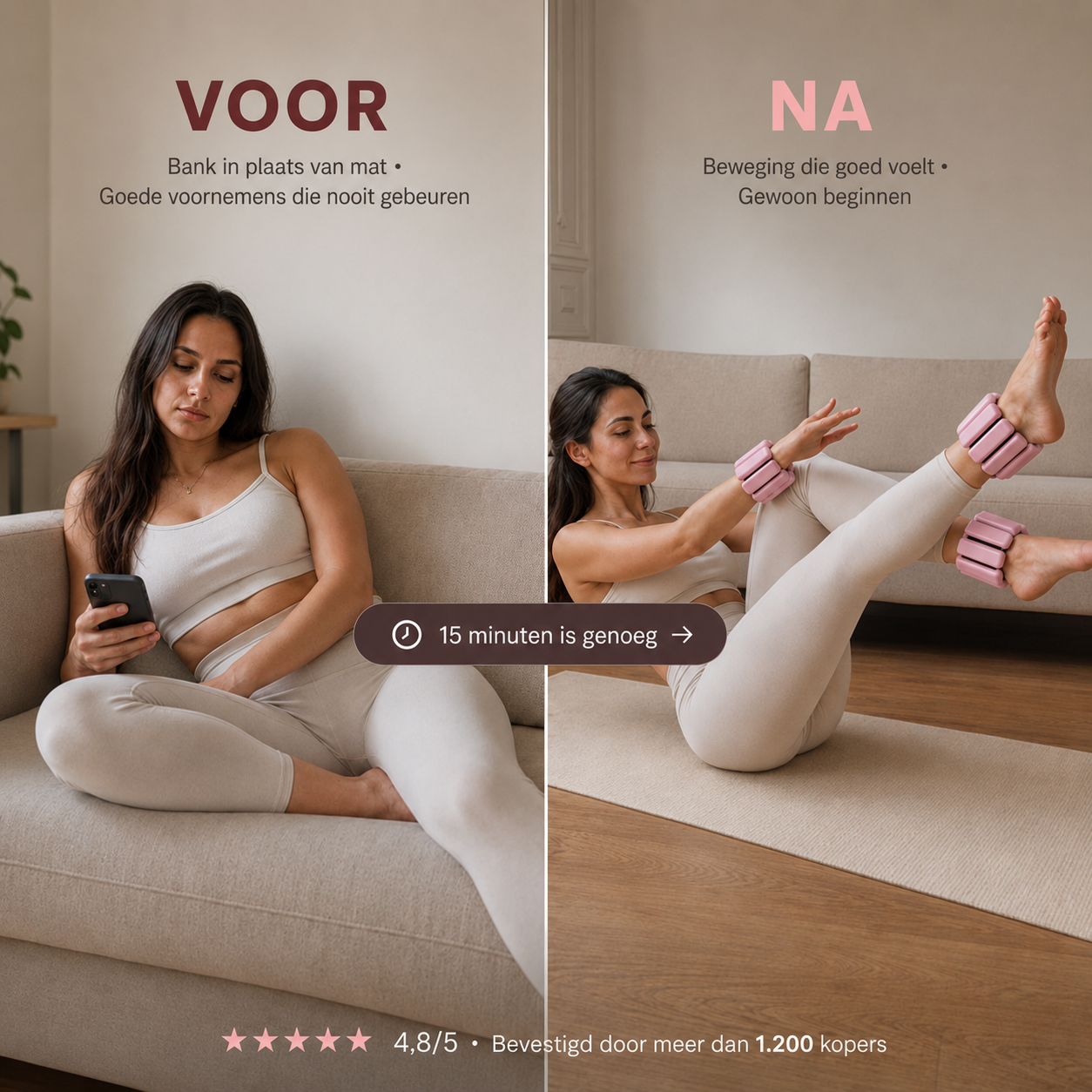VeloraFit™ | Stijlvolle gewichten voor polsen en enkels