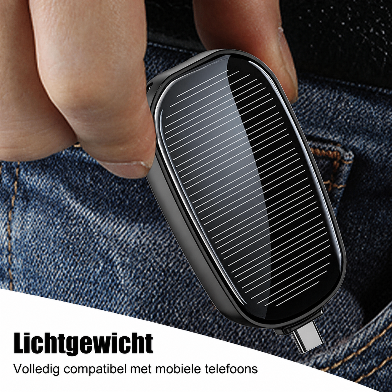 SolCharge™ | Compacte powerbank voor onderweg