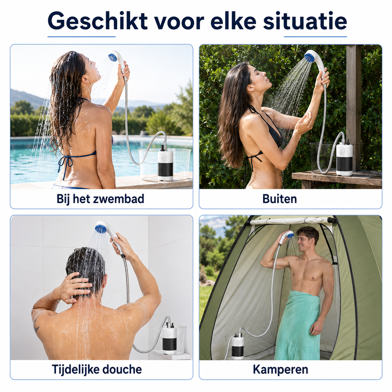 DoucheToGo™ | Fris douchen waar je maar wilt