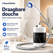 DoucheToGo™ | Fris douchen waar je maar wilt