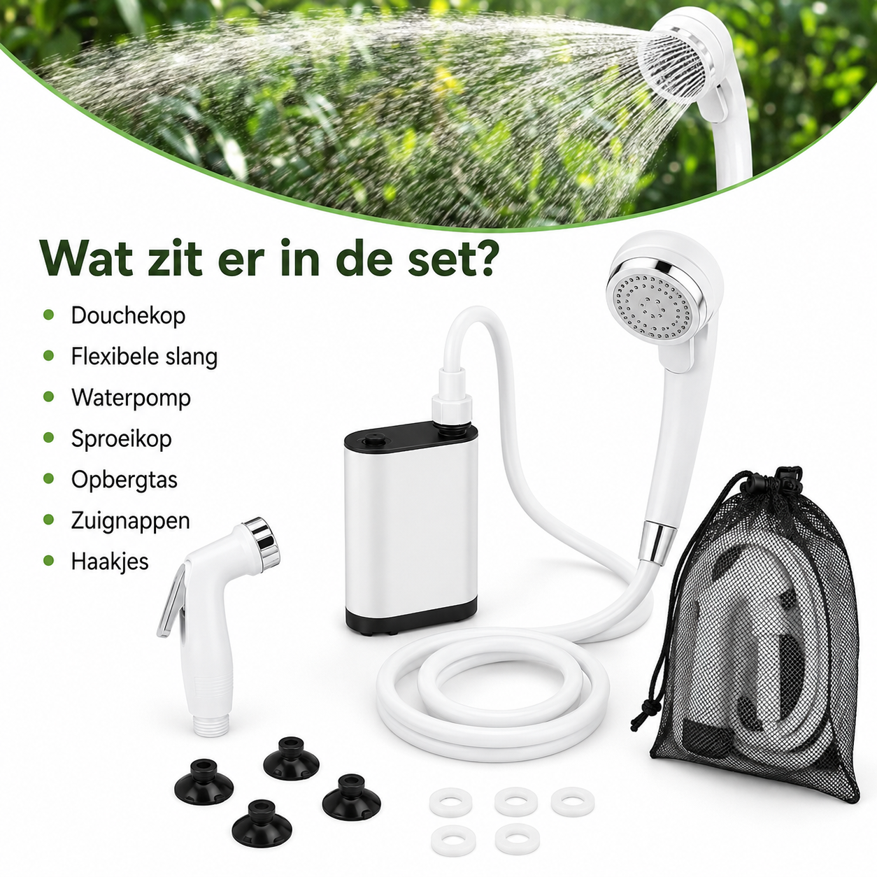 DoucheToGo™ | Fris douchen waar je maar wilt
