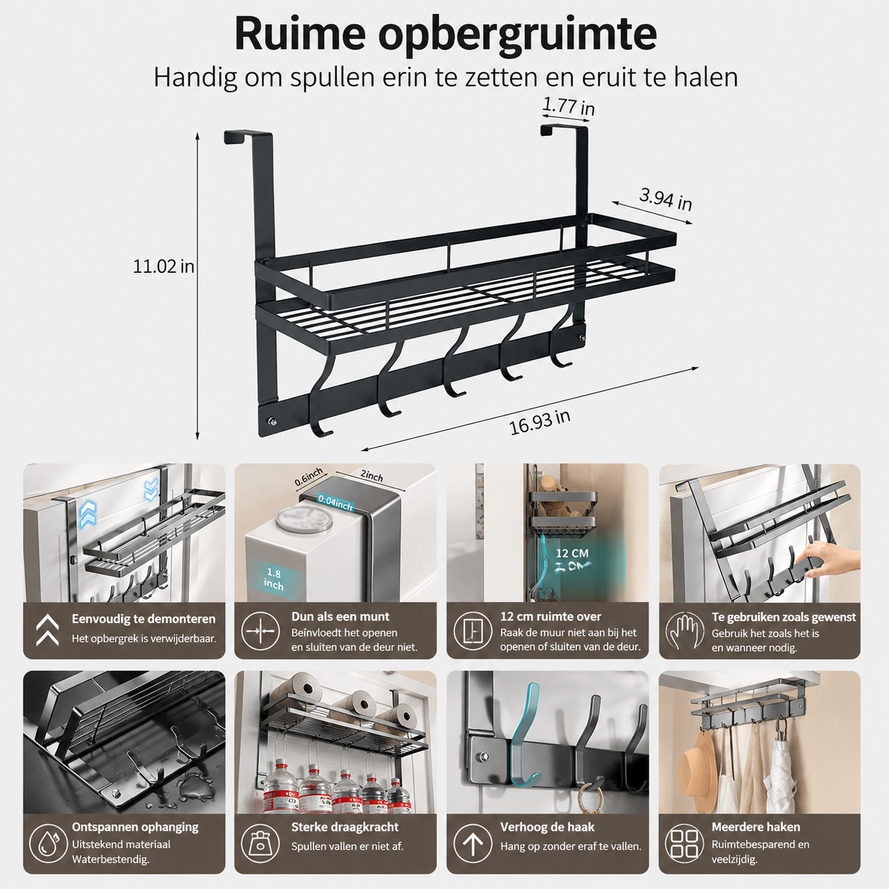 HangHaak™ | Meer ruimte achter elke deur