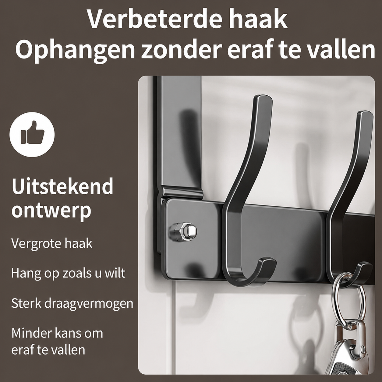 HangHaak™ | Meer ruimte achter elke deur