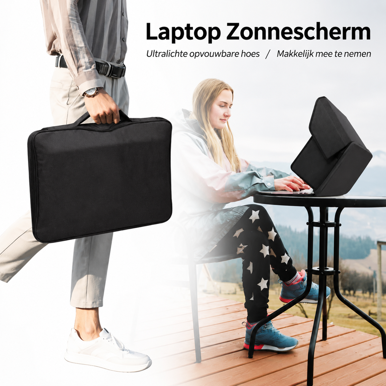 ShadeDesk™ | Werk buiten zonder storende schittering