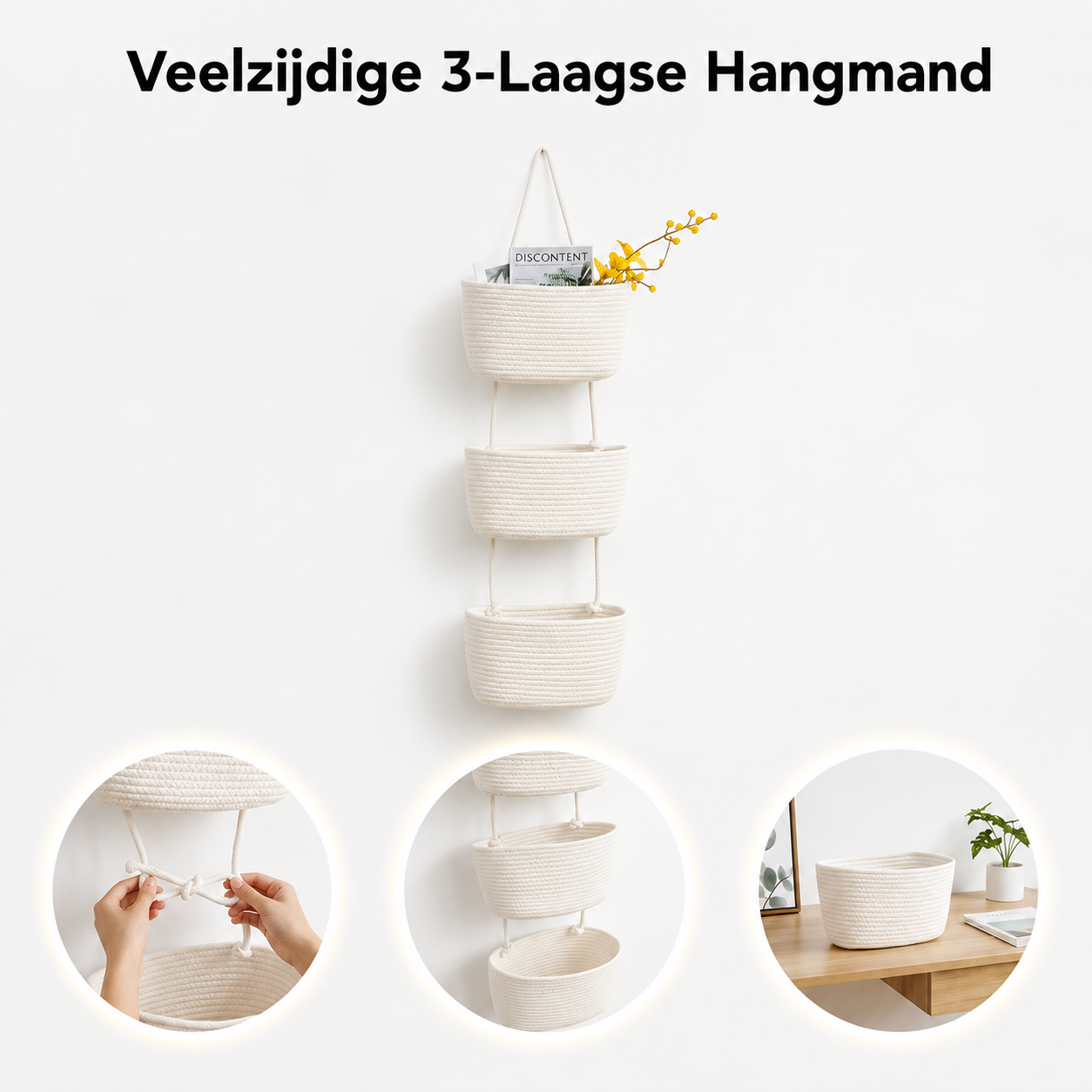 RopeRack™ | Stijlvolle opbergruimte aan de muur